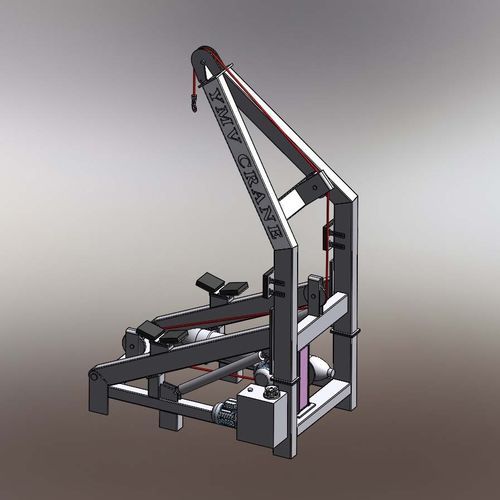 Шлюпбалка для судна - A-FRAME - YMV CRANE AND WINCH SYSTEMS - гидравлическая