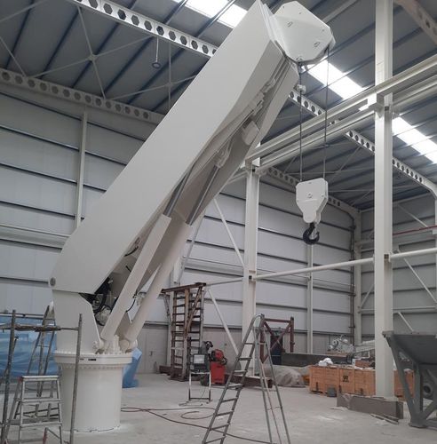 Подъемный кран для яхты - YMV-TSC/H-C90X9 - YMV CRANE AND WINCH SYSTEMS - для палубы / со стрелой