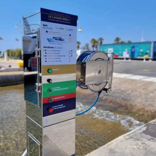 Установка опреснения воды с очистителем высокого давления - Fixed Ecostation - AZURETREND | ECOTANK | EMERGENSEA | MONAWA - фиксированная / промывка в пресной воде / мытье в соленой воде