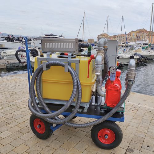 Мобильная станция слива - Eco-pump - AZURETREND | ECOTANK | EMERGENSEA | MONAWA - для яхтенной стоянки / для катера / для судостроительной верфи