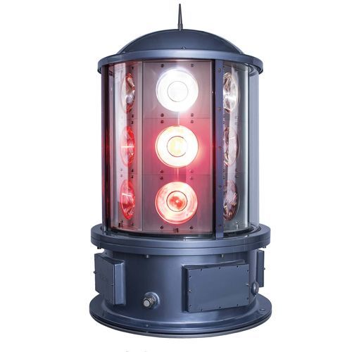 Навигационные огни для буев и вех - MBR600R - Mediterráneo Señales Marítimas, S.L. - LED / вращающийся / алюминий