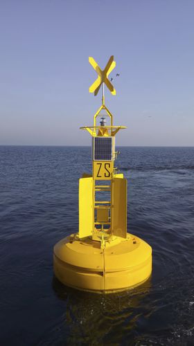 Сигнальный буй - RBM30 - Mediterráneo Señales Marítimas, S.L. - для портового терминала / из полиэтилена / желтый