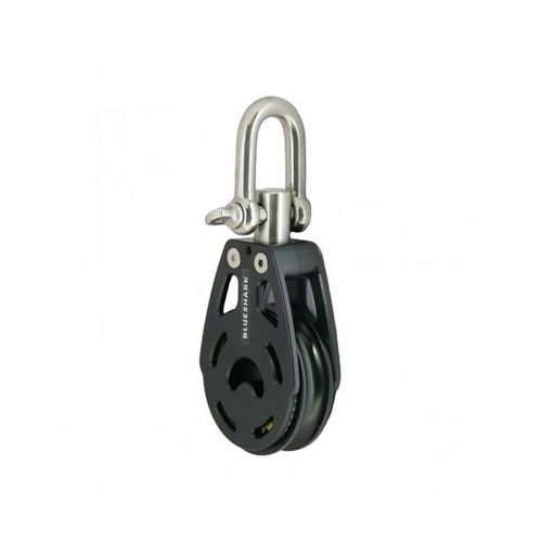 Одиночный такелажный блок - 2370 - Blue Shark Marine Ltd. - контрпривода / с вертлюжным крюком / с роликовым подшипником
