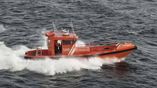 Профессиональный катер спасательно-поисковое судно - ALUSAFE 1070 SAR - Maritime Partner AS - водомет для установки на борту / из алюминия / полужесткий