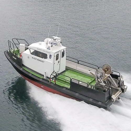 Профессиональный катер рабочее судно - ALUSAFE 1000 WORK - Maritime Partner AS - водомет для установки на борту / из алюминия / полужесткий