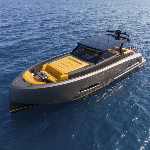 Быстроходный катер с внутренним мотором - 45 - Vanquish Yachts - двухмоторный / корпус водоизмещающего типа / открытый