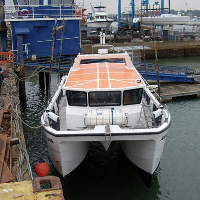 Профессиональный катер прогулочный катер - Jorree Jade - Catapult Catamarans Marine Projects Ltd - катамаран / с внутренним мотором