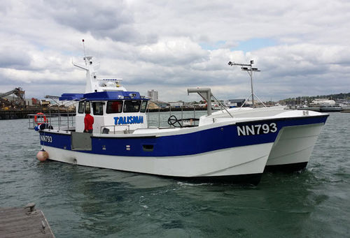 Профессиональный катер профессиональное рыболовное судно - Talisman - Catapult Catamarans Marine Projects Ltd - катамаран / с внутренним мотором