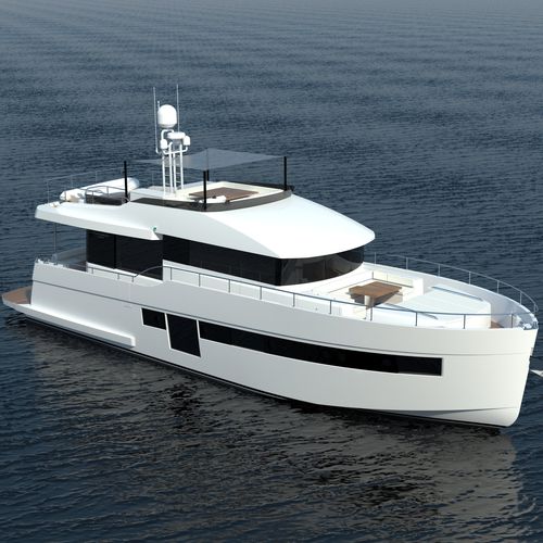 Круизная моторная яхта - 700 - Sundeck Yachts AG - траулер / с флайбриджем / 7 кают