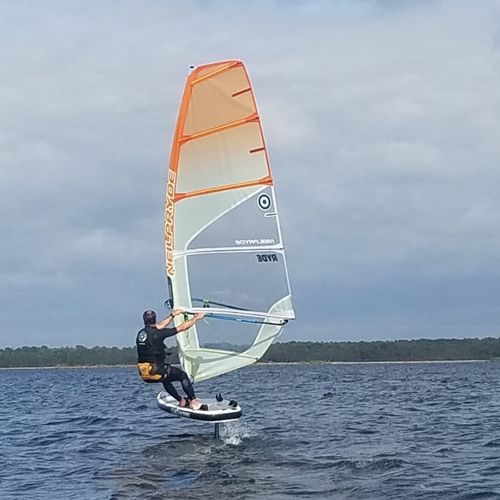 Надувная SUP-доска - AIRFOIL 200  - TIKI FACTORY - для виндсерфинга / на подводных крыльях