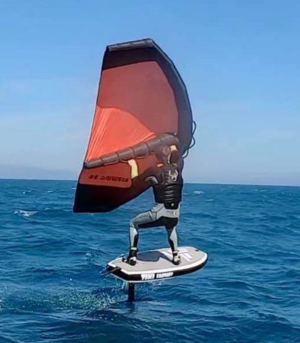 Надувная SUP-доска - AIRFOIL 190 - TIKI FACTORY - универсальная / для виндсерфинга / надувное крыло wing