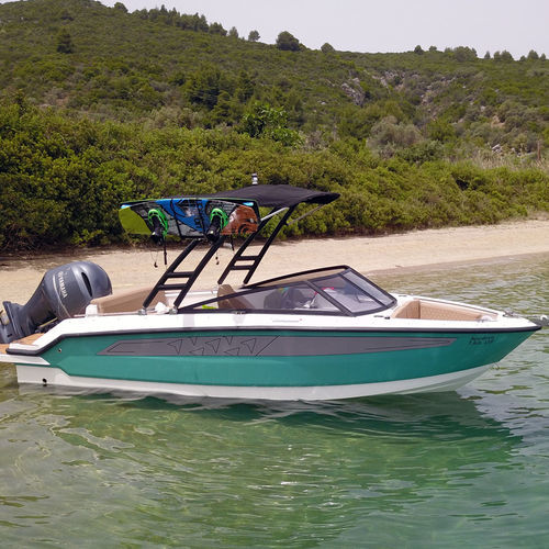 Небольшой катер c подвесным мотором - 190 Br - Compass Boats - с двойной консолью / боурайдер / для водных лыж