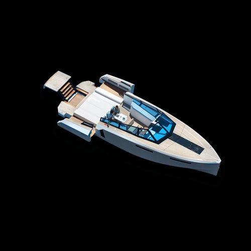 Быстроходный катер с внутренним мотором - R4 - Evo Yachts - дизельный / двухмоторный / корпус глиссирующего типа