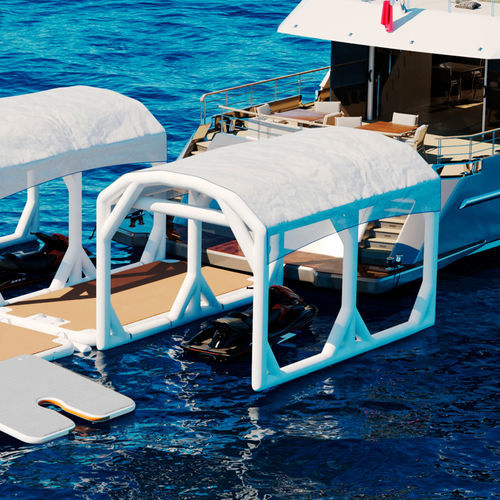 Навес для водного мотоцикла - C - NautiBuoy Marine Ltd - надувной
