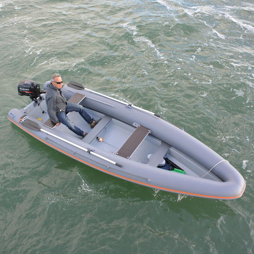 Надувная лодка c подвесным мотором - 460 - F-RIB - полужесткая / складная / открытая