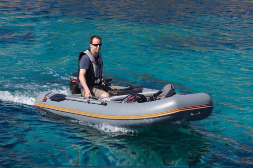 Надувная лодка c подвесным мотором - F-RIB 360 - F-RIB - полужесткая / складная / открытая