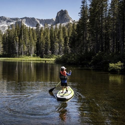 Надувная SUP-доска - MR. TOAD'S WILD RIDE - Lakeshore Paddleboard Company - для рыбной ловли / для детей / многоцветная