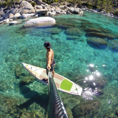 Универсальная SUP-доска - WET WOODY SPORT - Lakeshore Paddleboard Company - для взрослых / многоцветная / 1 человек