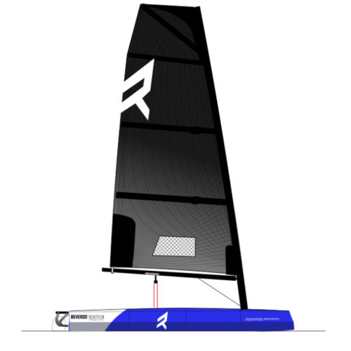 Демонтируемый швертбот - REVERSO AIR&reg; COBALT BLUE - Reverso Project - одиночный / двухместный / традиционный