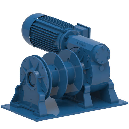 Лебедка для судна - AW 1500 ES / AW 1500 ES 2X - Emce Winches - для землечерпательных работ / с электродвигателем / двойной барабан