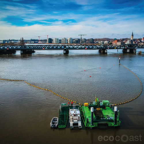 Заграждение против загрязнений - PDB - Ecocoast - для мусора / разграничительное / постоянное