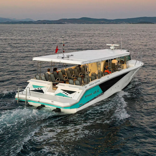Профессиональный катер пассажирское судно - STARK 45-C - MERCAN YACHTING - катер для дайвинга / с внутренним мотором / дизельный