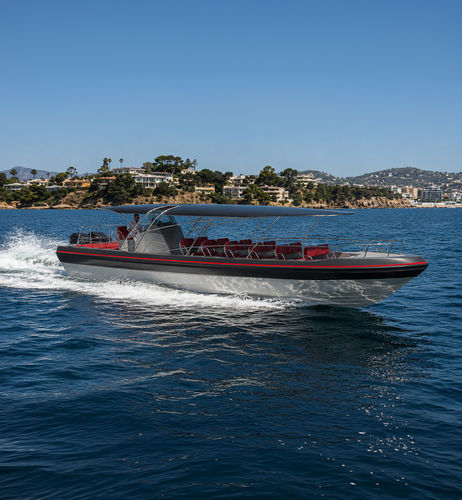 Профессиональный катер прогулочный катер - JERFI 38 XP - MERCAN YACHTING - c подвесным мотором