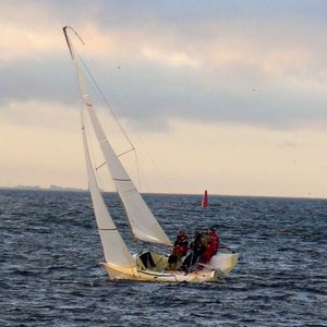 Парусник спортивная килевая яхта - ELF-620 - Uniworkboats SIA - из карбона / с подъемным килем / бушприт