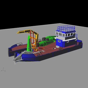 Профессиональный катер прибрежное лоцмейстерское судно - ST-21000 - Uniworkboats SIA - катамаран