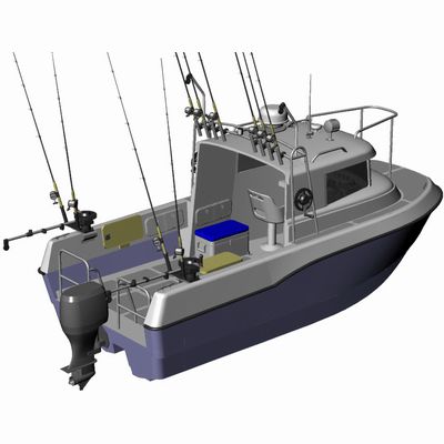 Профессиональный катер рабочее судно - ST-5800 - Uniworkboats SIA - катамаран / c подвесным мотором