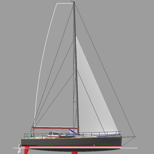 Круизный скоростной парусник - ST-48 "Anarquista" - Uniworkboats SIA - регата / 3 каюты / 2 каюты