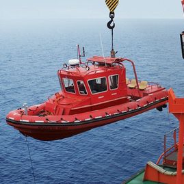 Профессиональный катер спасательное судно - Artic-850 - Uniworkboats SIA - с внутренним мотором / дизельный / из алюминия