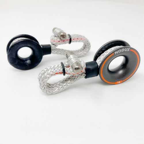 Прямая такелажная скоба для парусника - Block-shackle® - NODUS FACTORY - текстильная / с фрикционным кольцом / из Dyneema®