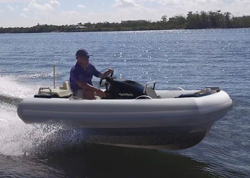 Надувная лодка с внутренним мотором - JET9.5 - Argos Nautic Manufacturing LLC - полужесткая / открытая / с центральной консолью