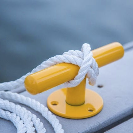 Швартовная утка для понтона - L-0706-SS - Stainless Dock Ladders - плоская / одиночная / из нержавеющей стали