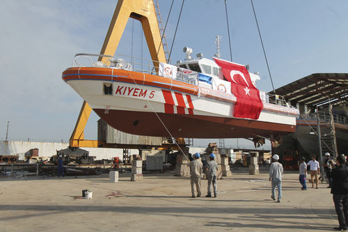 Профессиональный катер спасательно-поисковое судно - KIYEM 6 - Ozata Shipyard - с внутренним мотором / из алюминия