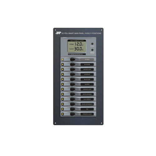 Распределительный щит питания для катера - DC PDU Smart Main Panel,12VDC(24VDC)/11 Positions - APM TECHNOLOGIES (Dongguan) Co., Ltd