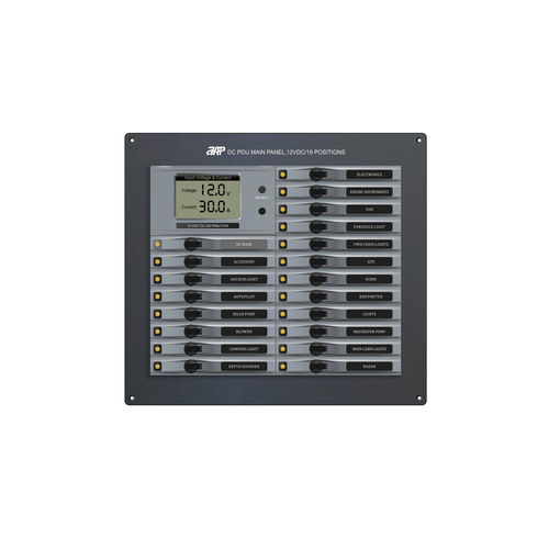 Распределительный щит питания для катера - DC PDU Main Panel, 12VDC(24VDC)/19 Positions - APM TECHNOLOGIES (Dongguan) Co., Ltd