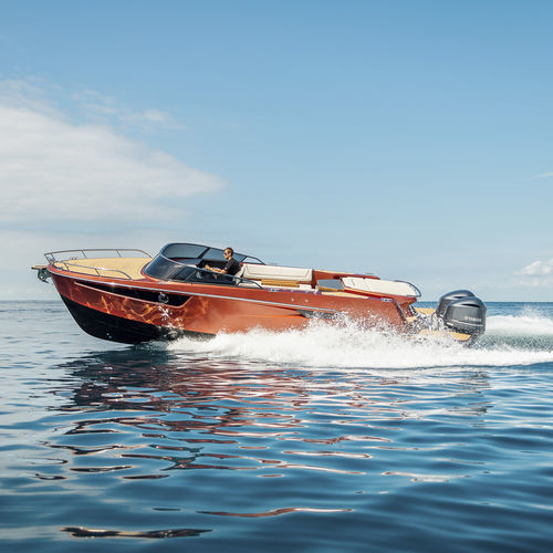 Прогулочный катер с каютой c подвесным мотором - 32  - ALFASTREET YACHTS - дизельный / горючее / двухмоторный