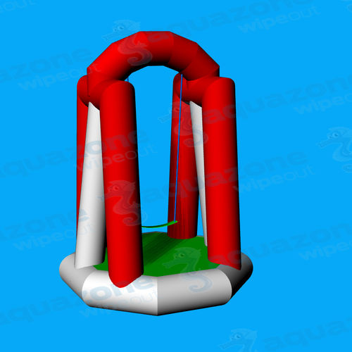 Оборудование для игр на воде качели - AQUAZONE parc aquatique - для базы отдыха / надувное / плавучее
