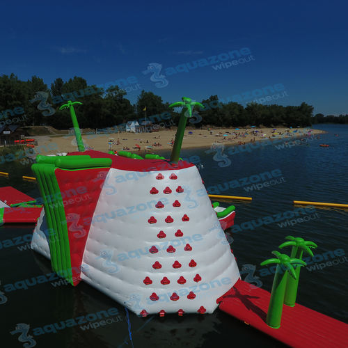 Оборудование для игр на воде горка - Aquajump  - AQUAZONE parc aquatique - платформа / стенка для лазанья / салазки