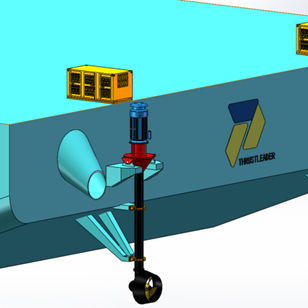 Азимутное подруливающее устройство - TLAT600DM - Thrustleader Marine Power System - руль / фиксированное / Фойт