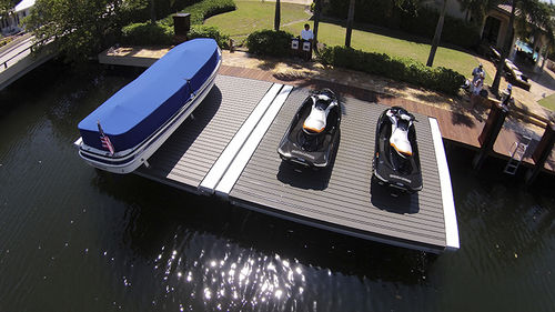 Лифт для катеров - PWC  - No Profile Boat Lifts - для водных мотоциклов / установленный на палубе
