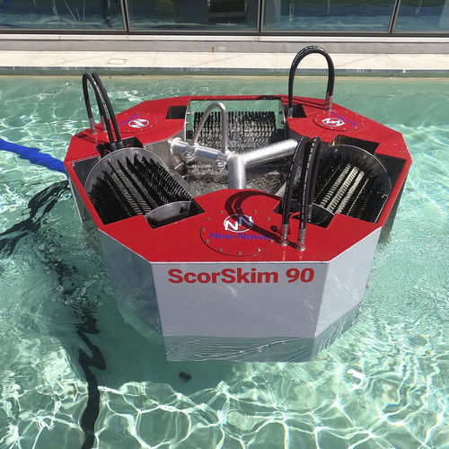 Нефтеуловитель с вращающимся барабаном - ScorSkim 90  - New Naval Ltd. - с щеткой / с диском / для спокойной воды