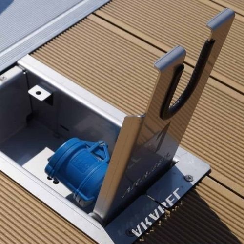 Встроенная стойка - PKD series - ARABEL NV - MARINA INTEGRATED SYSTEMS - для распределения электроэнергии / для распределения воды / для понтона