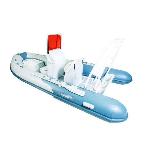 Надувная лодка c подвесным мотором - 470 AL series - BS Marine - RIB / с центральной консолью / открытая