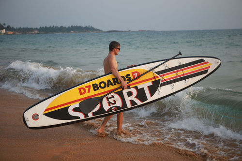 Надувная SUP-доска - DISCOVER D7 12.6 - BS Marine - прогулочная / для серфинга