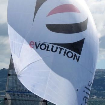 Асимметричный спинакер - A series - Evolution Sails - для яхты, участвующей в регате / с трирадиальным кроем