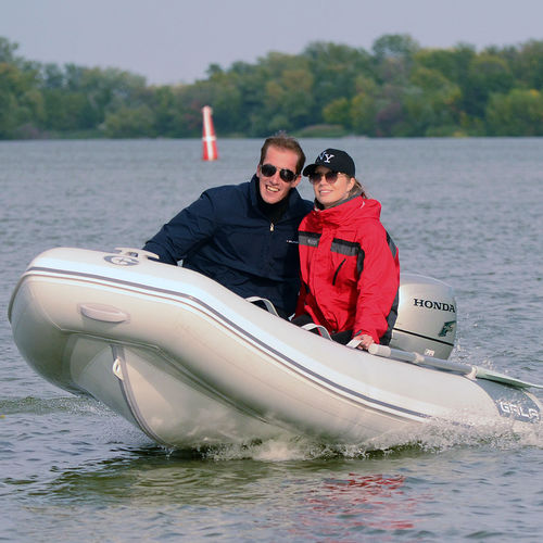 Надувная лодка c подвесным мотором - ATLANTIS-LITE - GALA MARINE INTERNATIONAL In - RIB / открытая / из алюминия