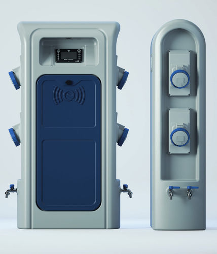 Стойка для освещения - RP One Plus - SYSTEM GROUP MARINE - информационная / для распределения электроэнергии / для распределения воды